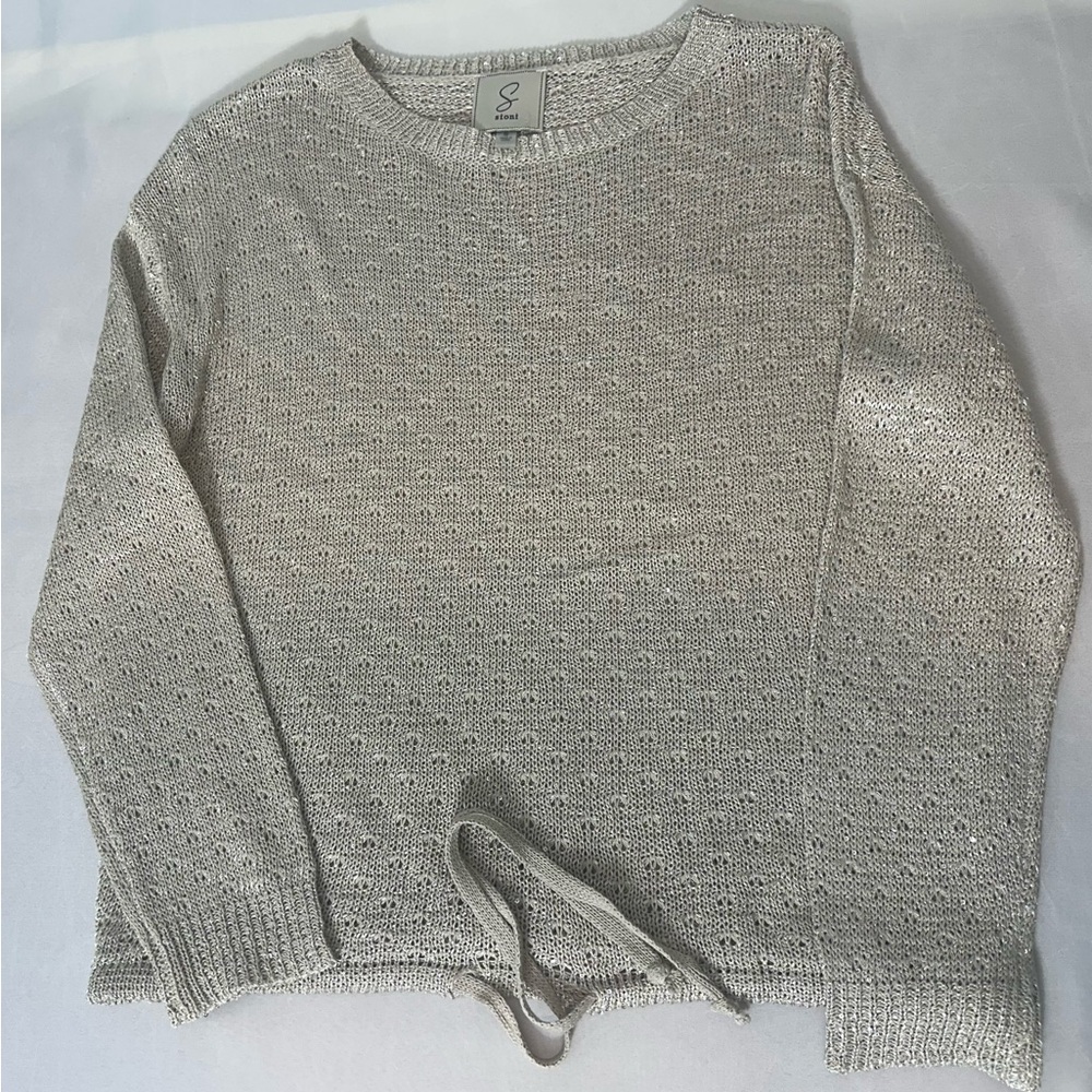 ⭐️5/25⭐️Sioni Light Gray Crew Neck Sweater
